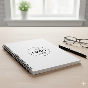 Skapa ditt eget Anpassad design White Spiral-foto Anteckningsbok
