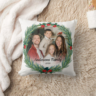 Skapa Ditt Eget Anpassade Foto Familjenamn År Kudde