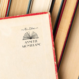 Skapa ditt eget anpassade namn ex Libris Bok Stämpel