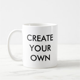 Skapa ditt eget Anpassade Stora vita Mugg