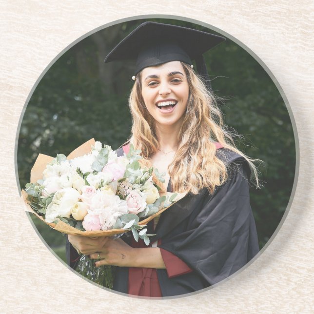 Skapa Ditt Eget Anpassat Examenfoto Underlägg (Framsidan)