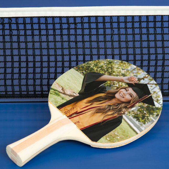Skapa Ditt Eget Anpassat Examensfoto Pingisracket (Insitu)