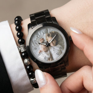 Skapa Ditt Eget Anpassat Foto Armbandsur