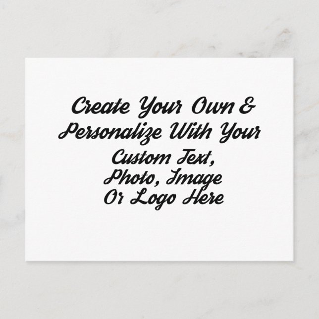 Skapa Ditt Eget Anpassat Spara Datumet Vykort (Framsida)