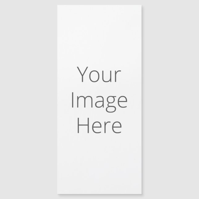 Skapa ditt eget Anpassningsbar 4" x 9" tunt magnet (Framsida)