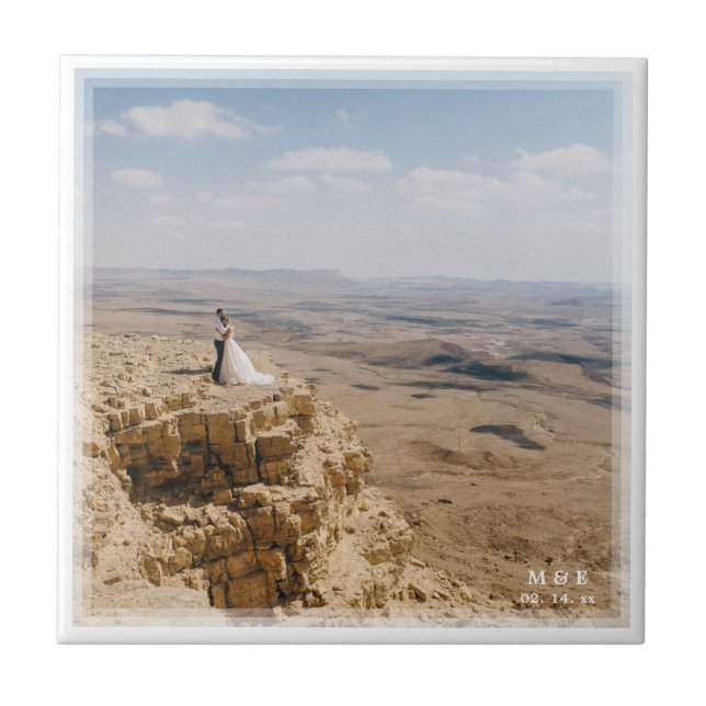 Skapa ditt eget Anpassningsbar, ditt eget Bröllop- Kakelplatta (Framsidan)