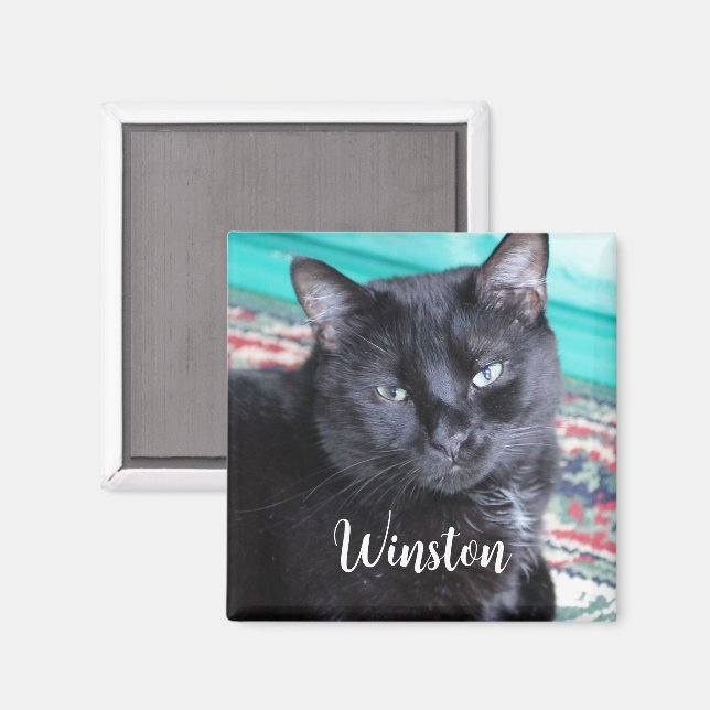 Skapa ditt eget Anpassningsbar-foto och Namn Magnet (Front/Back)