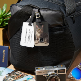 Skapa ditt eget anpassningsbar-fullt-monogrambagag bagagebricka