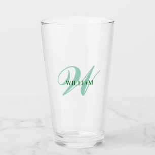Skapa ditt eget Anpassningsbar monogram och Namn G Glaskopp