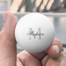 Skapa ditt eget Anpassningsbar Monogram och Namn Pingisboll