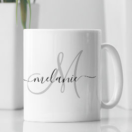 Skapa ditt eget Anpassningsbar-monogram och Namn-s Kaffemugg