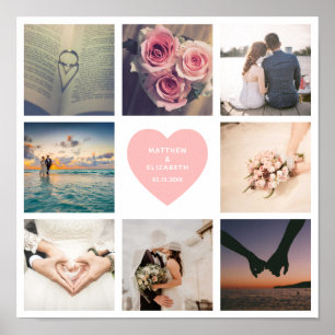 Skapa ditt eget Anpassningsbar Newlyweds Bröllop-f Poster