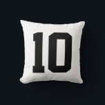 Skapa ditt eget Anpassningsbar Sports Jersey-numme Kudde<br><div class="desc">Skapa din egen Anpassningsbar Sports Jersey Number Dekorativ kudde. Välj nummer 10 eller något annat lagspelarnummer.</div>