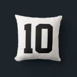 Skapa ditt eget Anpassningsbar Sports Jersey-numme Kudde<br><div class="desc">Skapa din egen Anpassningsbar Sports Jersey Number Dekorativ kudde. Välj nummer 10 eller något annat lagspelarnummer.</div>