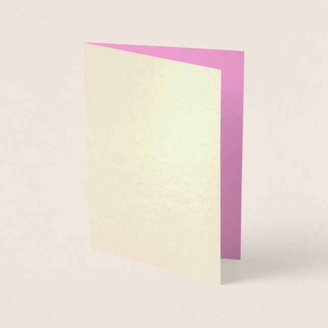 Skapa ditt eget anpassningskort folierat kort (Framsida)