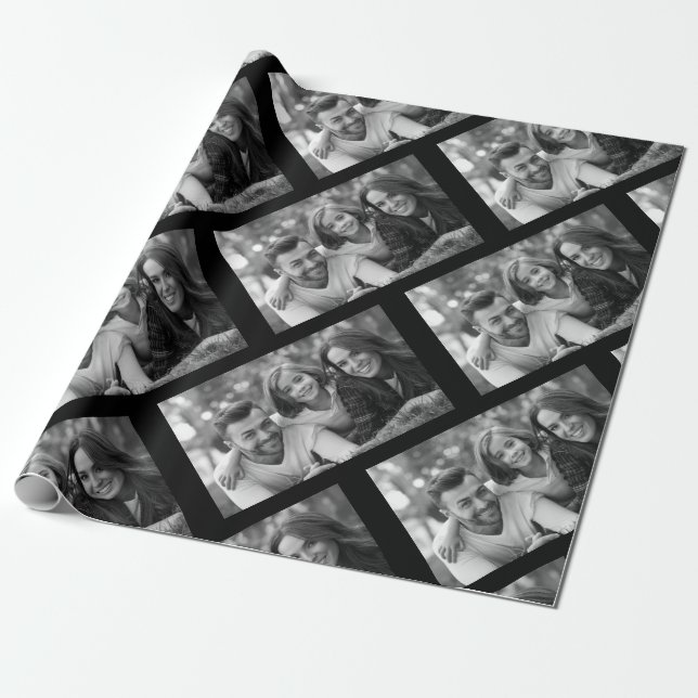 Skapa ditt eget avbildar familjhelgdagfotografi presentpapper (Utrullad)