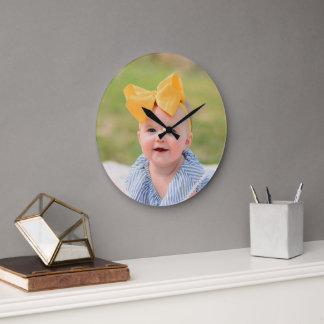 Skapa Ditt Eget Barn Baby Foto Stor Klocka