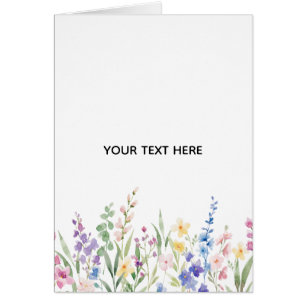 Skapa ditt eget blomkort hälsningskort