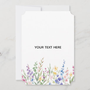 Skapa ditt eget blommiga platta tackkort tack kort