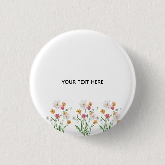 Skapa Ditt Eget Blommigt  Knapp (Framsida)