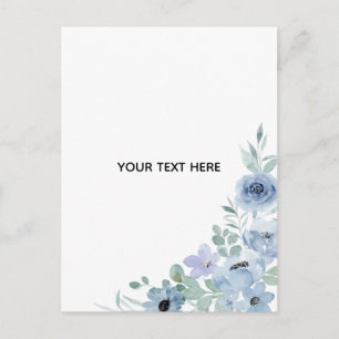 Skapa Ditt Eget Blommotiv Meddelande Vykort
