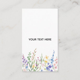 Skapa Ditt Eget Blommotiv Visitkort