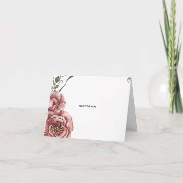 Skapa Ditt Eget blomster Kort (Framsida)