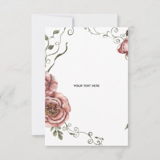 Skapa Ditt Eget blomster OSA Kort