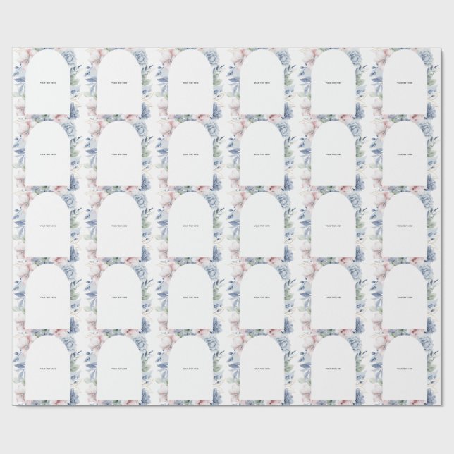 Skapa Ditt Eget blomster Presentpapper (Platt)