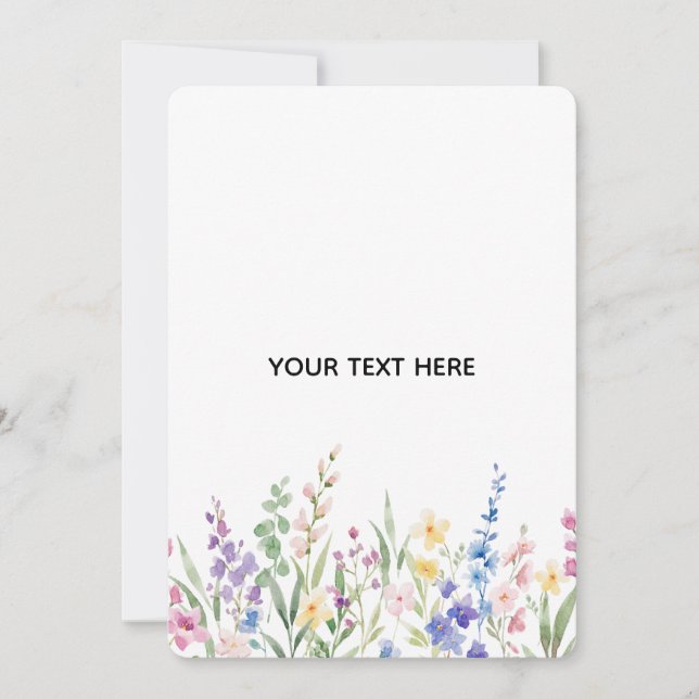 Skapa ditt eget blomsterkort (Framsida)