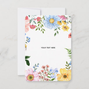 Skapa ditt eget blomsterkort för svar
