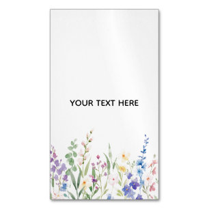 Skapa ditt eget blomsterkort magnet