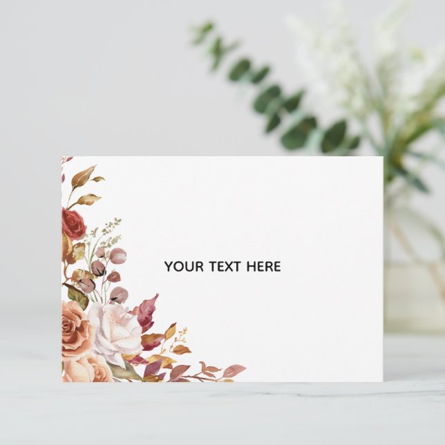 Skapa ditt eget blomsterkort OSA kort (Stående Fram)