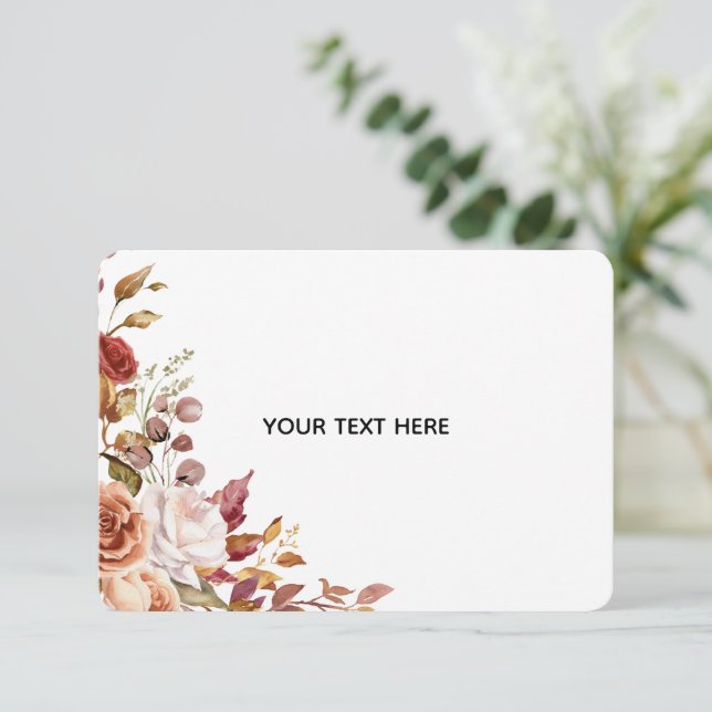 Skapa ditt eget blomsterkort OSA kort (Stående Fram)