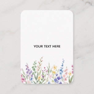 Skapa ditt eget blomsterkort tilläggskort