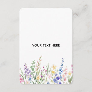 Skapa ditt eget blomsterkort tilläggskort
