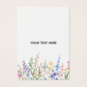Skapa ditt eget blomsterprofilkort visitkort