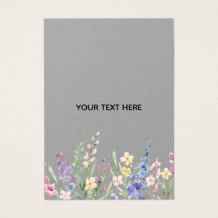 Skapa ditt eget blomsterprofilkort visitkort