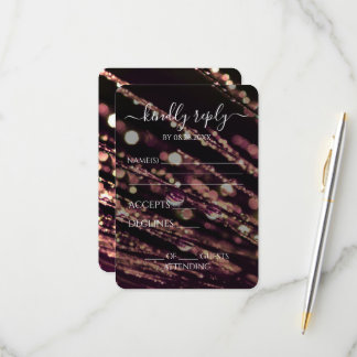 Skapa ditt eget - Bokeh Frosted Grenar OSA Kort