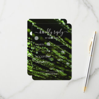 Skapa ditt eget - Bokeh Frosted Grenar OSA Kort