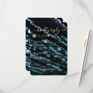 Skapa ditt eget - Bokeh Frosted Grenar OSA Kort