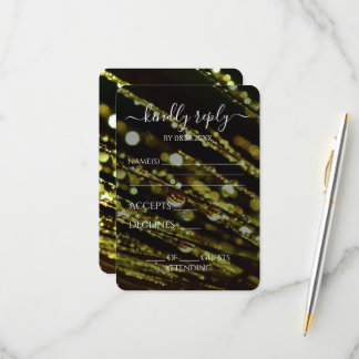 Skapa ditt eget - Bokeh Frosted Grenar OSA Kort