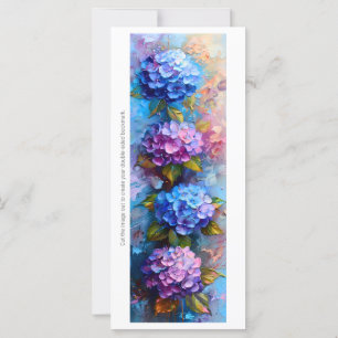 Skapa ditt eget bokmärke för Rosa Blue Hydrangeas