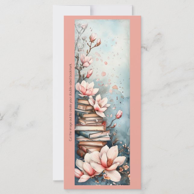 Skapa ditt eget bokmärkskort för Magnolias Bok (Framsida)