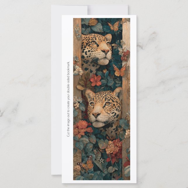 Skapa ditt eget Bookmark Card för Jungle Cheetahs (Framsida)