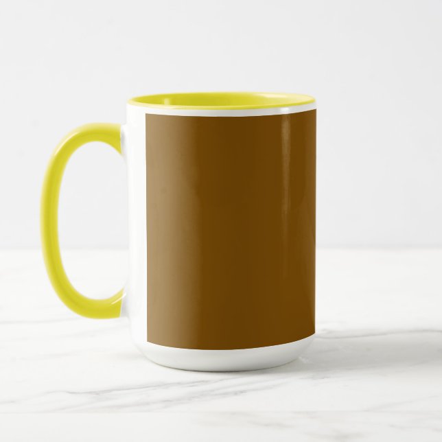 Skapa Ditt Eget Brunt Mugg (Vänster)
