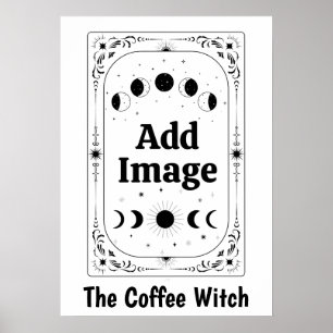 Skapa Ditt Eget Celestiala Tarot Kaffeälskande Häx Poster