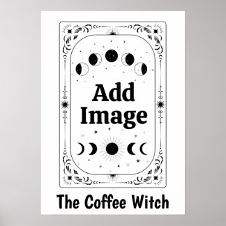 Skapa Ditt Eget Celestiala Tarot Kaffeälskande Häx Poster