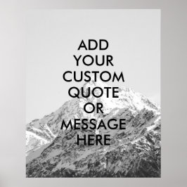 Skapa ditt eget citattecken poster