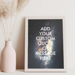 Skapa ditt eget citattecken poster